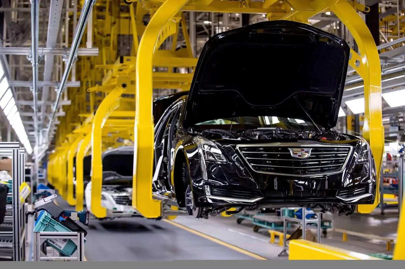 Järjestelmä rakennuksille Shanghaissa GM Cadillac